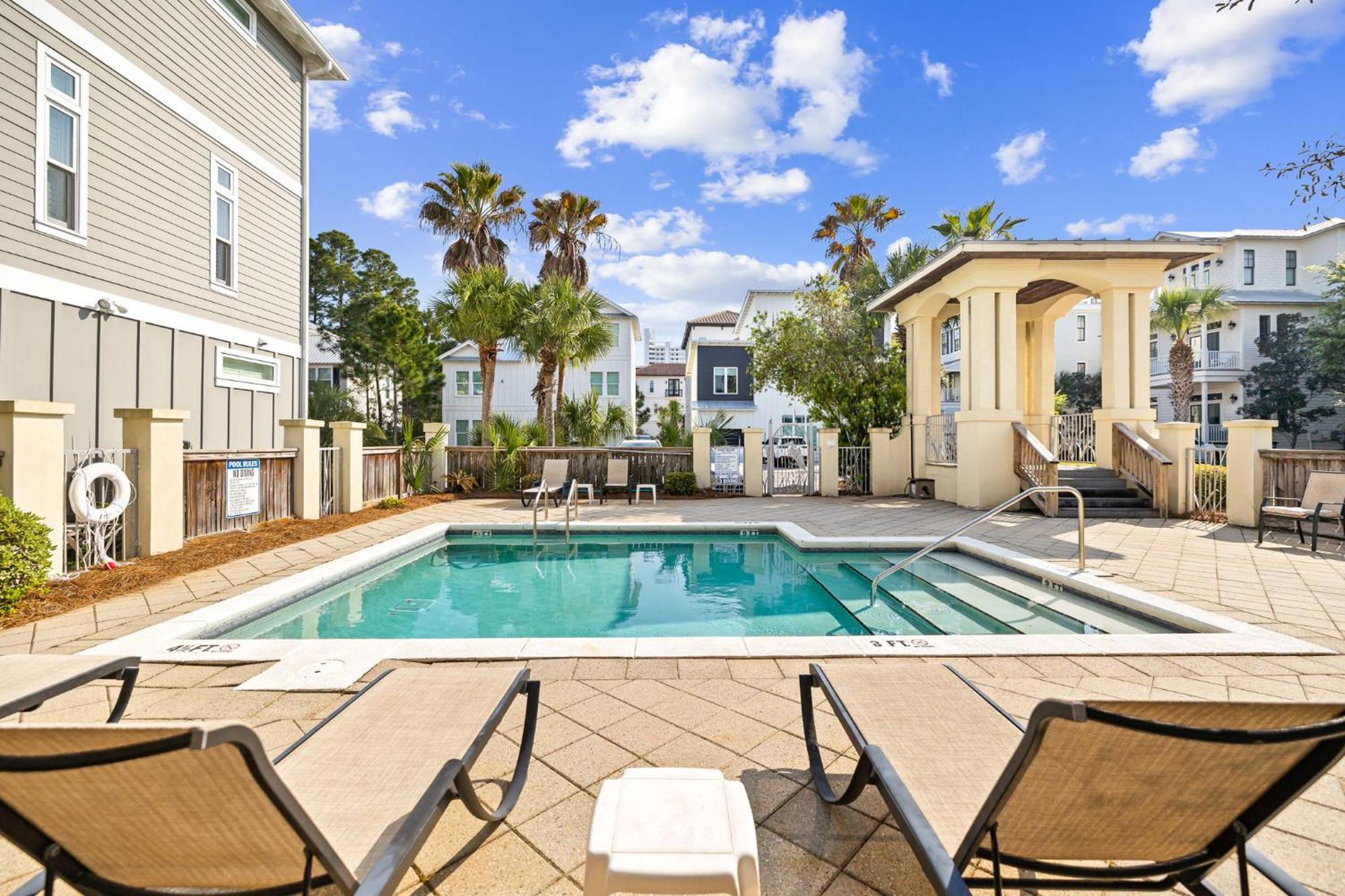 Shellabrate Good Times A Brand New Home For 2024 Only 3 Blocks To The Beach With Community Pool Santa Rosa Beach Exterior foto
